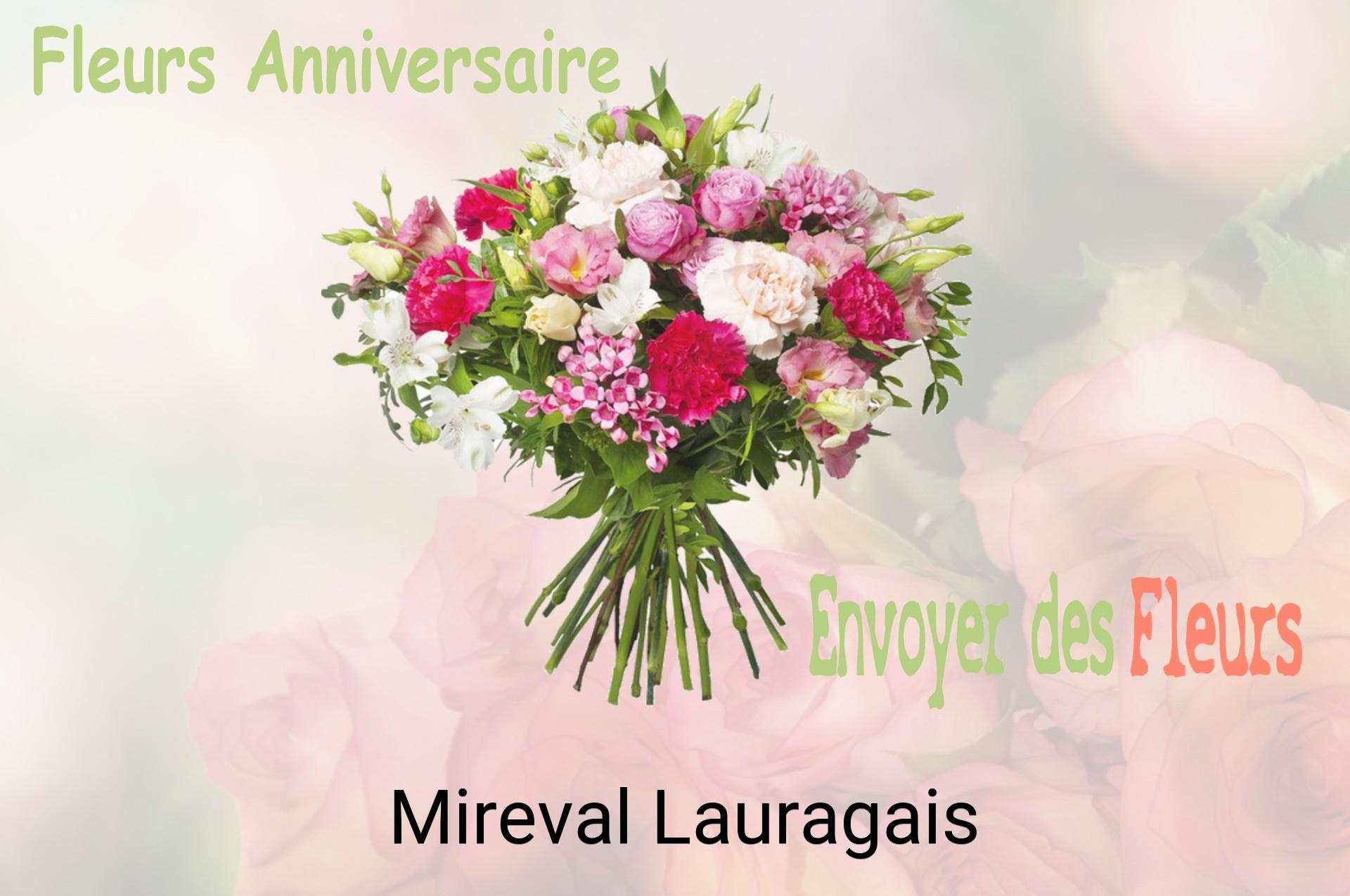 Bouquet de fleurs d’anniversaire livré à Mireval-Lauragais