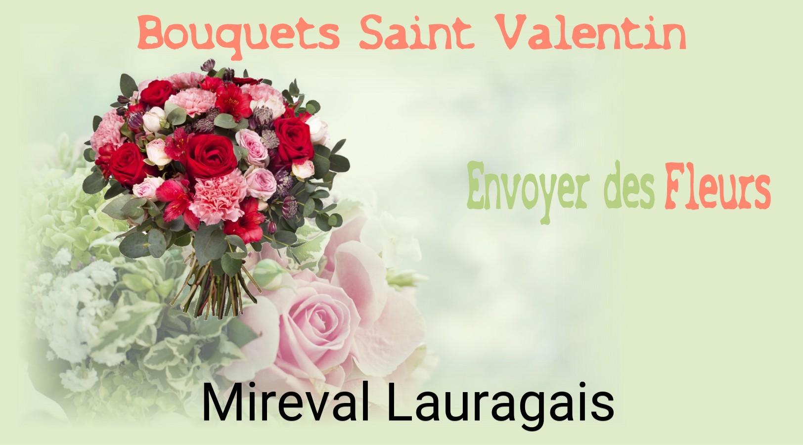 Roses de Saint-Valentin livrées à Mireval-Lauragais
